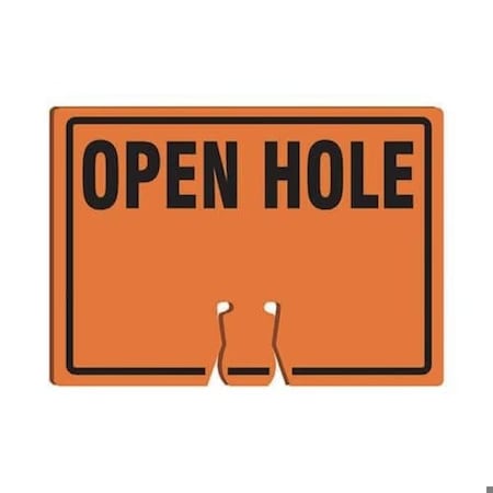 Accuform Traffic Cone Top Warning Sign FBC733